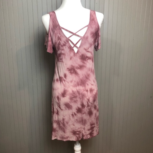 Pink Rose Tie Dye Dress - Picture 3 of 8
